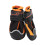 4 Pcs Dog Boots Size 6, 6cm Black/Orange 9