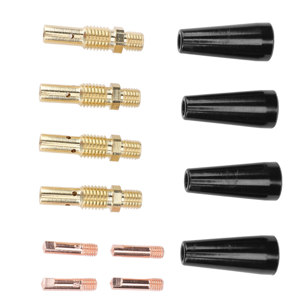 48 Pcs Flux Core Gasless Nozzle Tips Kit 0.030 Inch Mig Welding Tips Gas Diffuser For Magnum 100L 4661296659080