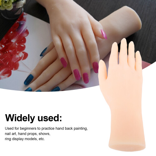 Silicone Hand Model - Right Hand, Female, Flexible 2
