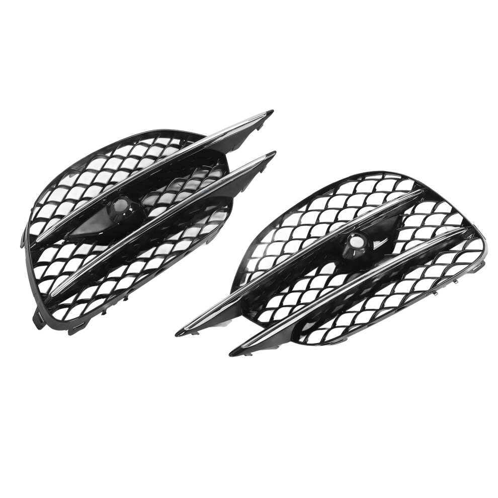 S-Class W222 Gloss Black Fog Grille 2018-2020