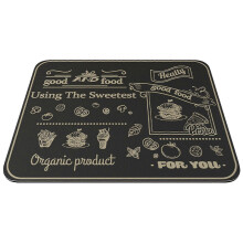 (As show, One size) Table Mat Wipe Clean Anti-fouling Double-sided Non-slip Absorbent Diatomite Home Dining Drying Dishes Drain Mat For Kitchen Kaesi