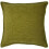 (As show, One size) Mcalister textiles plain chenille lime green cushion 1