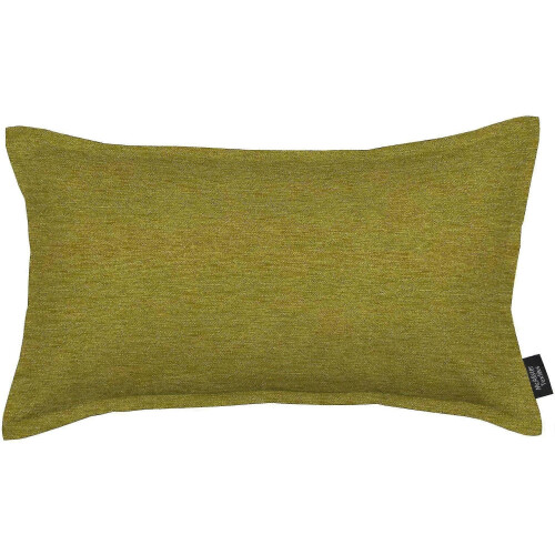 (As show, One size) Mcalister textiles plain chenille lime green cushion 2