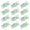 (As show, One size) 12 Pcs/Set Needle Suture Nylon Monofilament Thread 3/0 1