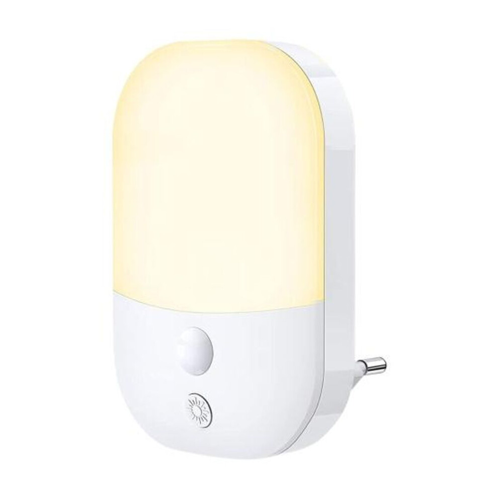 Yousheng Plug-in Night Light with Dusk to Dawn Sensor 5 Brightness Adjustable Dimmable Living Room Bedroom Bathroom Hallways Stairway LED Night Lamp