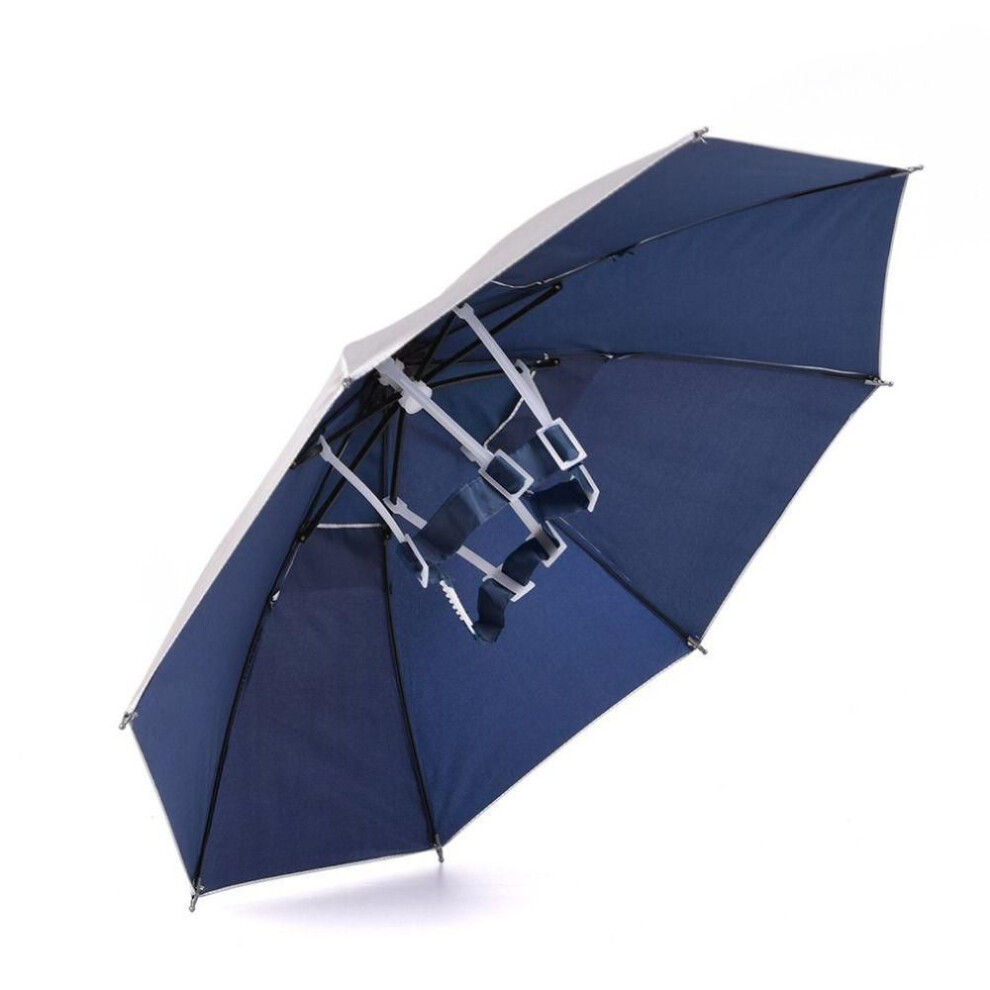 UV Protection Foldable Waterproof Handsfree Portable Umbrella Cap Fishing Caps Sun Hat Umbrellas