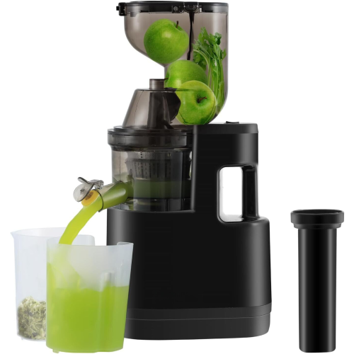 Electric Juicer Machine Juice Fruit Squeezer Slow Masticating Brush Pulp Cup UK 1