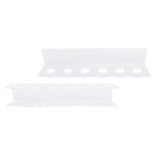 Acrylic Pool Cue Wall Rack 6 Cues Transparent Mount for Billiard Stick Storage