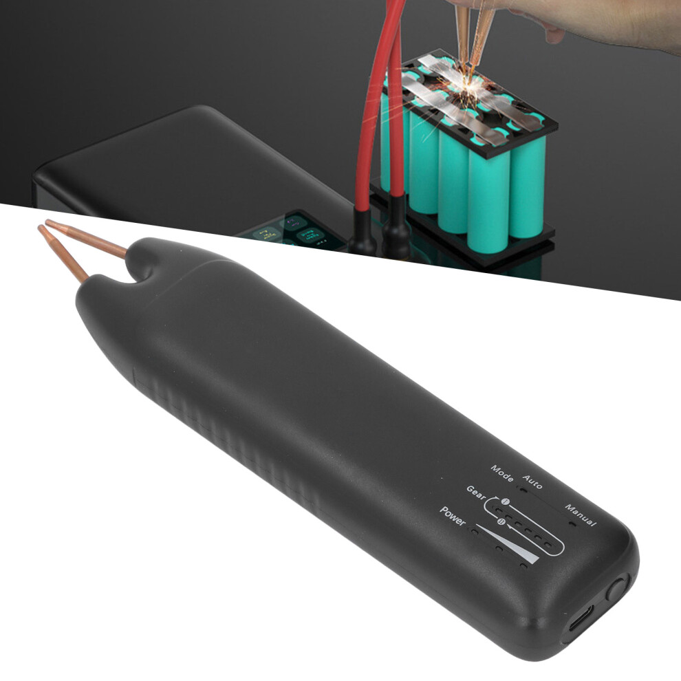 Battery Spot Welder 11 Gears Automatic Manual Handheld Spot Welding Machine With Detachable Needles For Electronic Devices 5V1a 4101296706402