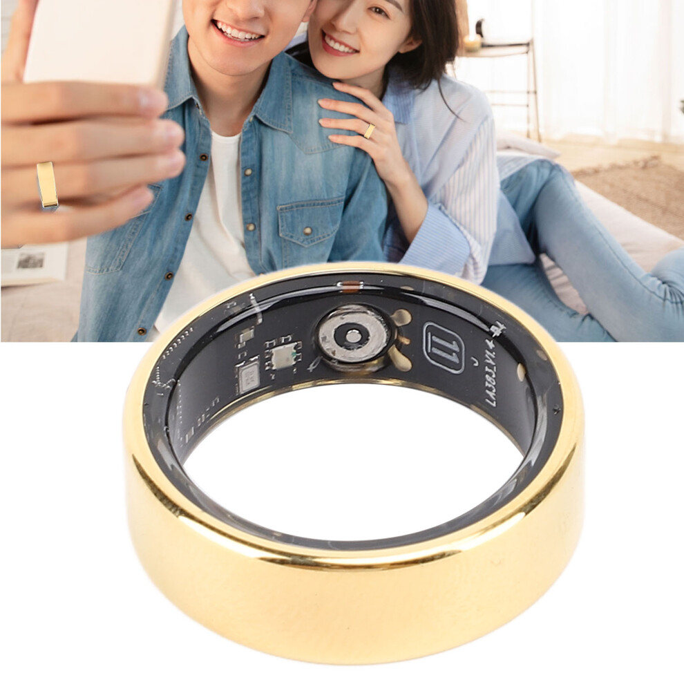 Smart Ring Bluetooth 5.1 Water Resistant Wearable Sports Fitness Tracking Smart Ring for Business Travel Parties 12 21.5mm/0.84in-image-OPC-PH9G2TT-NEW