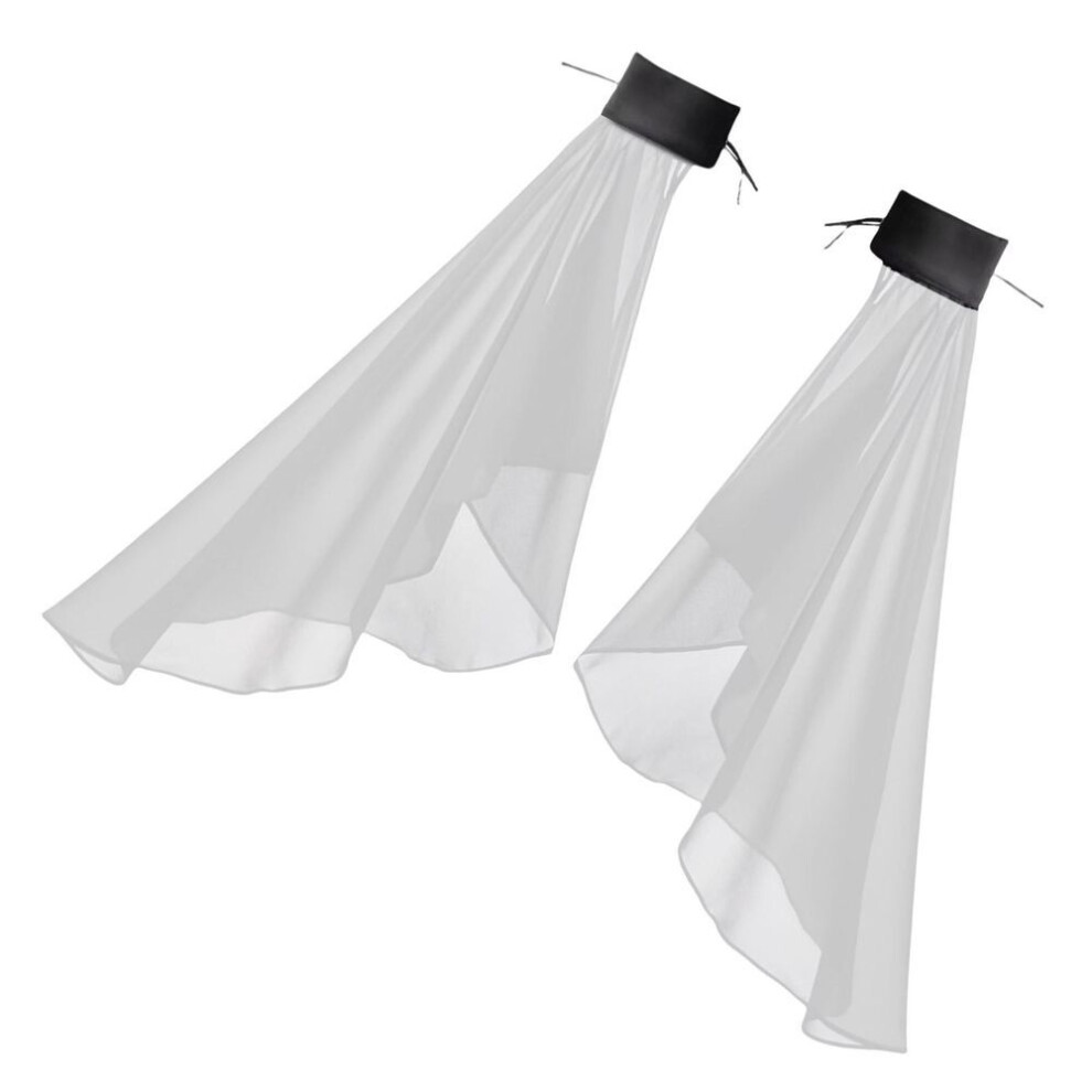 (black,white) Tulle Arm Cover Long Sleeve for Bridal Gown Dress Decorative Sleeves Shirt Bishop Sleeve Dress Decorative Long Sleeve