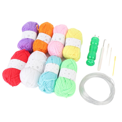 French Knitter 8 Cotton Threads Translucent Green