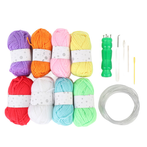 French Knitter 8 Cotton Threads Translucent Green 1