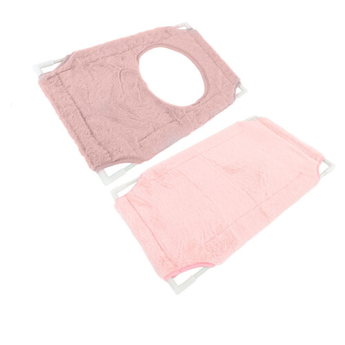 Double Layer Pink Cat Window Bed 33 Lbs 48x31x78cm