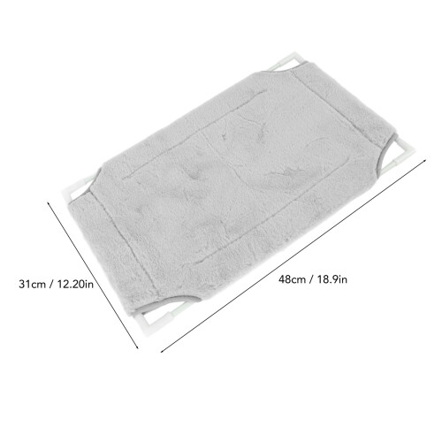 Double Layer Cat Bed 33 Lbs, 48x31x78 cm Grey 1