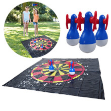 Inflatable Dart Target Game for Kids PVC 4 Nails