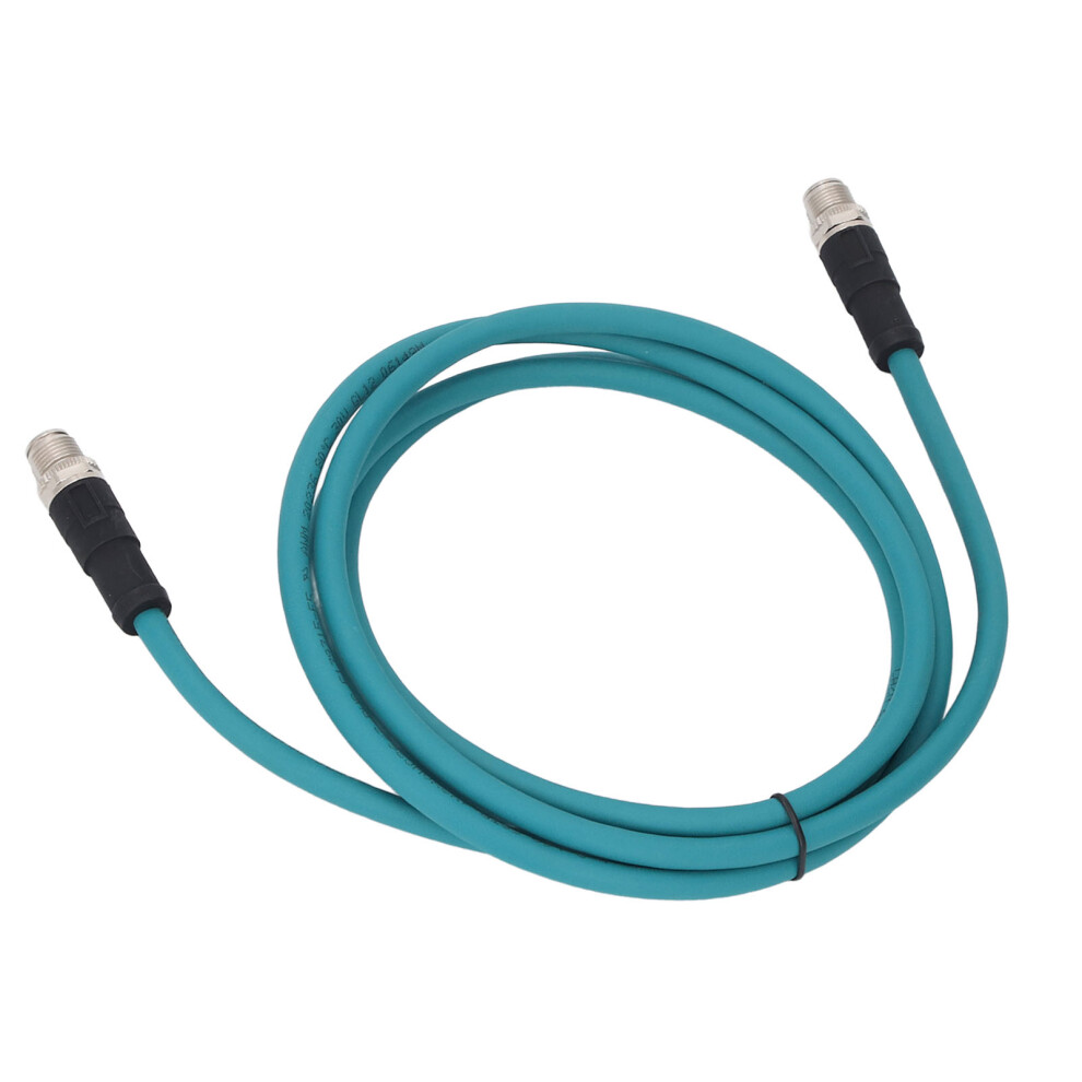 M12 Ethernet Cable 8 Pin X Coded Male To Male Cat6a Network Ip67 Water Proof Industrial Supplies 7601296711163