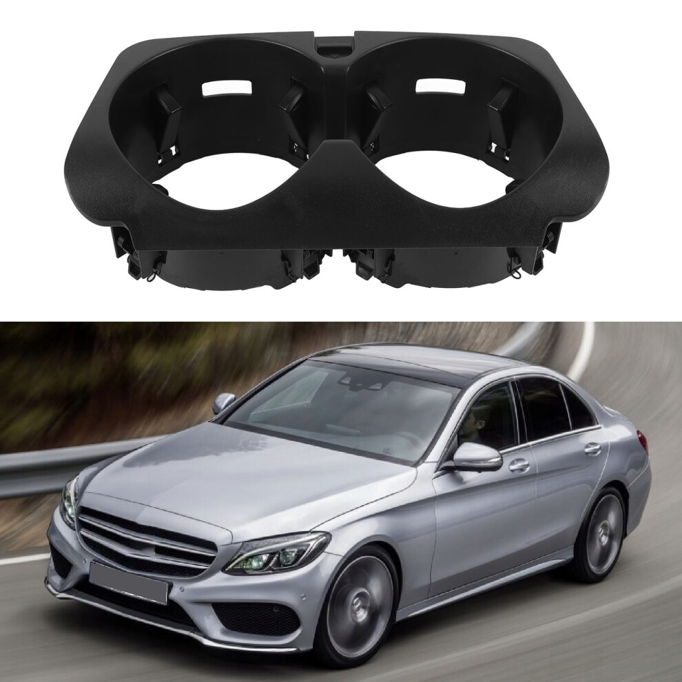 Center Console Dual Cup Holder Tray Insert A2056800691 Front Center Console Insert Drinks Cup Holder For C-Class W205 E-Class W213 W238 5011296711346