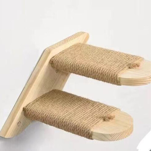 Cat Wall Hammock with Steps - Wood Wall Shelves 2
