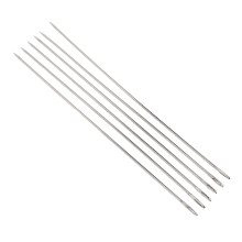 12Pcs Large Eye Needles - Steel, 30cm L, 0.3cm T