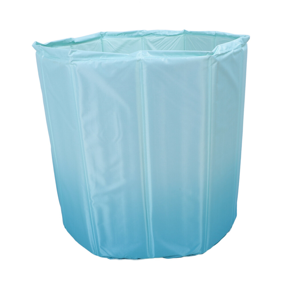 Foldable Ice Bath Tub PVC Ice Hot Universal Portable Cold Plunge Tub for Adults Athletes Home 80x65cm/31.50x25.59in