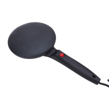 Electric Crepe Maker 8 Inch Non Stick Pancake Maker Machine Auto Temperature Control Crepe Maker with Long Handle for Pancakes EU Plug 220V