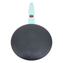 Electric Crepe Maker Auto Temperature Control Non Stick Dipping Plate 8 Inch Crepe Maker Machine with Silicone Spatula Egg Whisk Green Base
