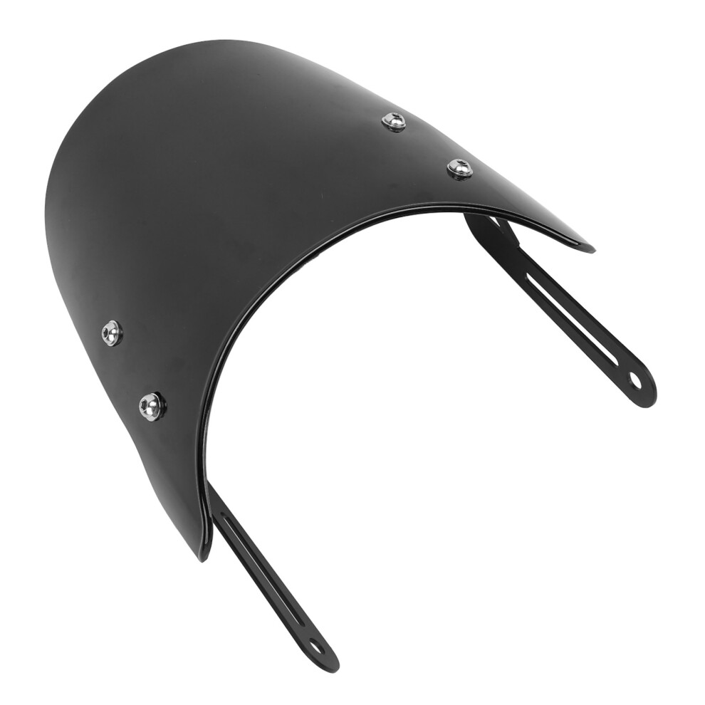 Motorcycle Front Windshield Unbreakable Pmma Panel Front Wind Deflector With Mount Bracket For Scrambler 400X 2023-2024 Black 4001296719702