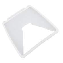Dish Antenna Protective Silicone Case High Toughness Weatherproof Cover for Mini Dish Antenna White