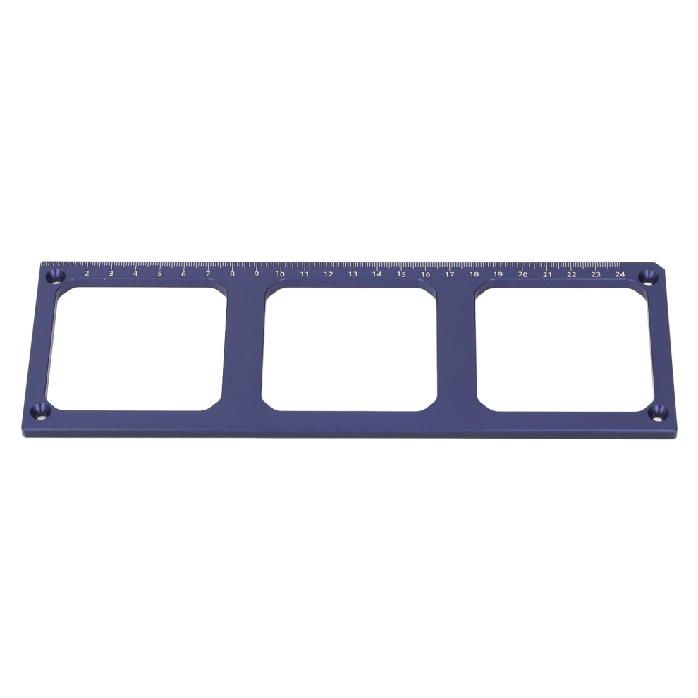 86 Switch Socket Opening Template 3 Holes Aluminium Alloy Accurate Switches Socket Hole Opening Template 9441296720141
