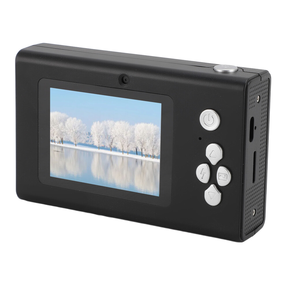 Kids Digital Camera with Fill Light 4K HD Retro CCD 8X Zoom for Students Teens Boys Girls Seniors Black-image-OPC-PH9G7B6-NEW