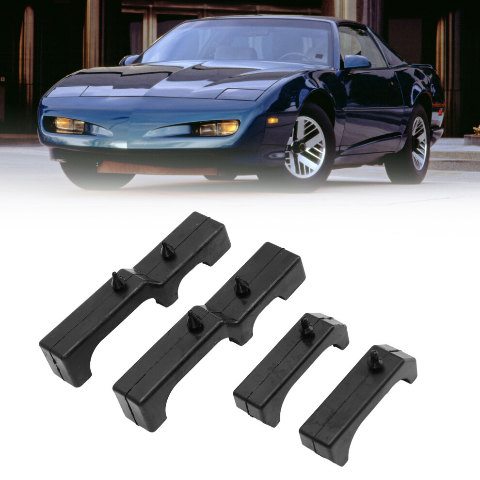 4Pcs Upper And Lower Radiator Rubber Insulator Set 14083800 Rubber Radiator Insulator Pads For Firebird Camaro 1982 To 1992 3111296722006
