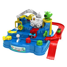 (Voiture T901-2) Train de course, jouet de train, jouets de piste de train pour enfants, voitures de course Montessori,