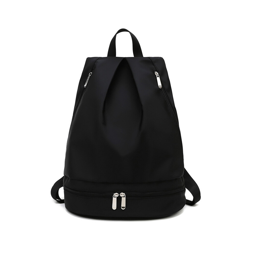 (Noir 2) Sac de sport pliable et extensible avec séparation humide et sèche, grand sac de voyage pour yoga et