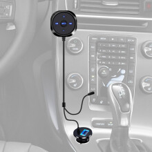 Kit mains libres pour voiture, allume-cigare, base magnétique, Bluetooth sans fil, MP3, 3,5 mm, adaptateur récepteur