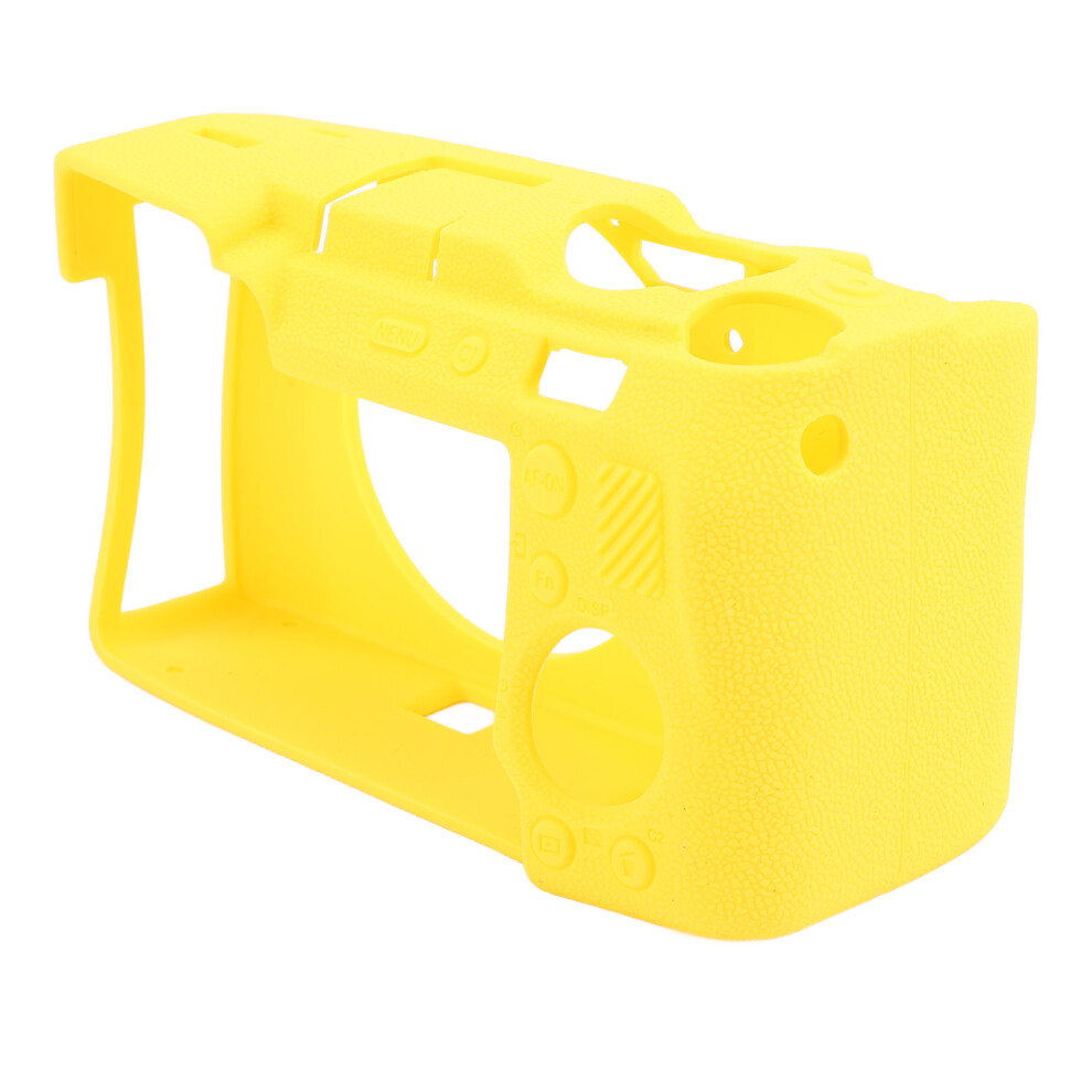 Soft Silicone Camera Cover Shock Absorption Non Slip Camera Protective Case For A7cii A7cr Yellow 9371296729144