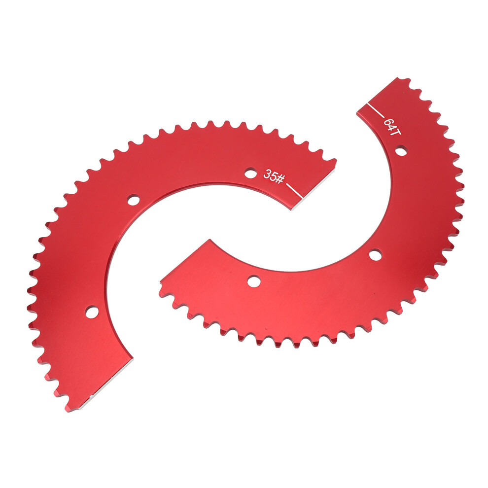 Universal Split Sprocket 35 Chain 64 Tooth Rear Split Sprocket Replacement For Predator 212Cc 196Cc 6.5Hp 7.0Hp Mini Bike Go Kart 6951296729424