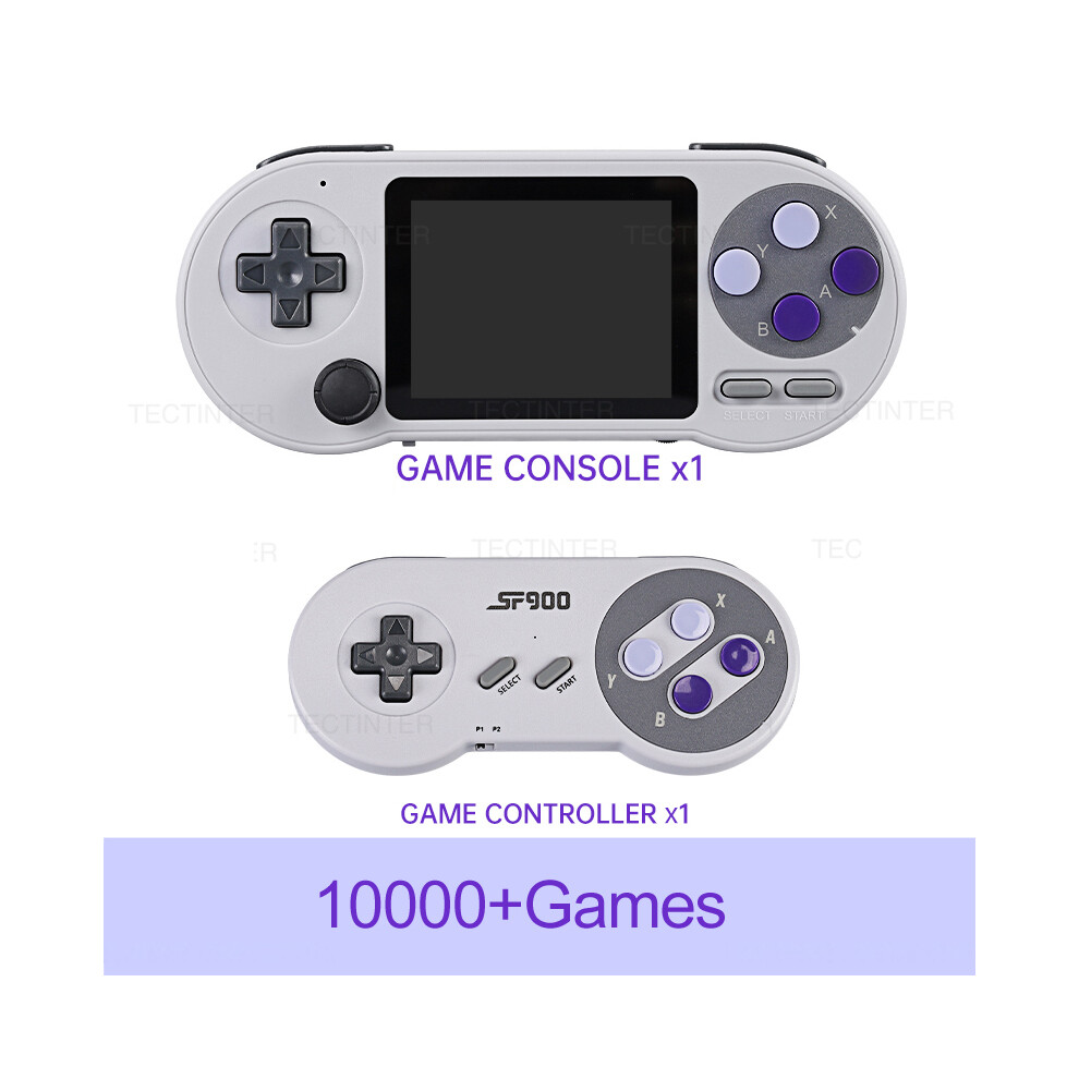 (Avec contrôleur) Console de jeu vidéo portable SF2000 Console de jeu portable Écran IPS de 3 pouces Console de