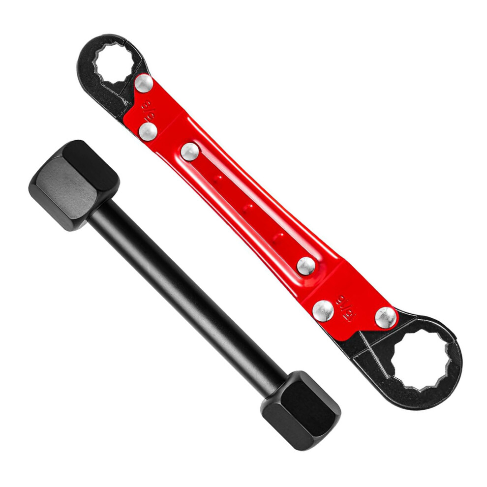 Angle Stop Wrench Set Dual Action Adjustable Jaw Steel Angle On Wrench Plumbing Tools 3781296735063