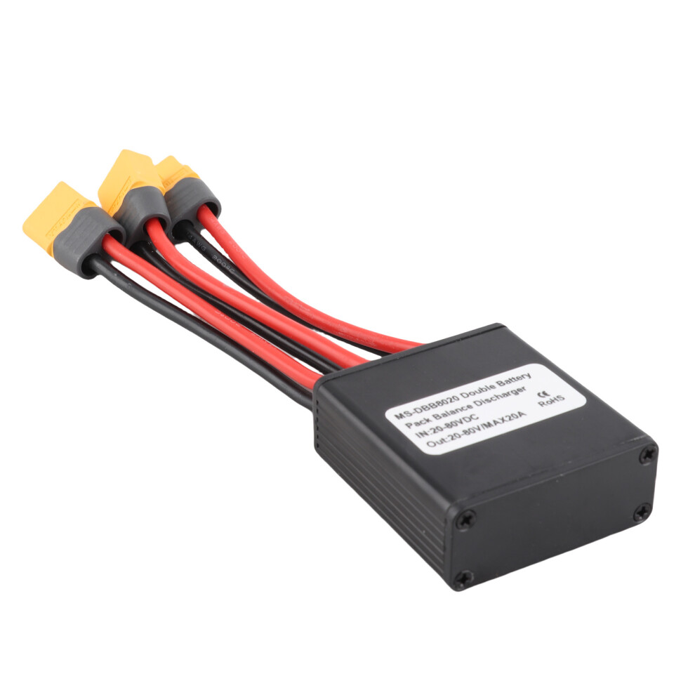 Double Battery Discharge Converter Dc20-80V Xt60 Interface Dual Battery Parallel Module Adapter For 250-3000W Motor 7621296737635