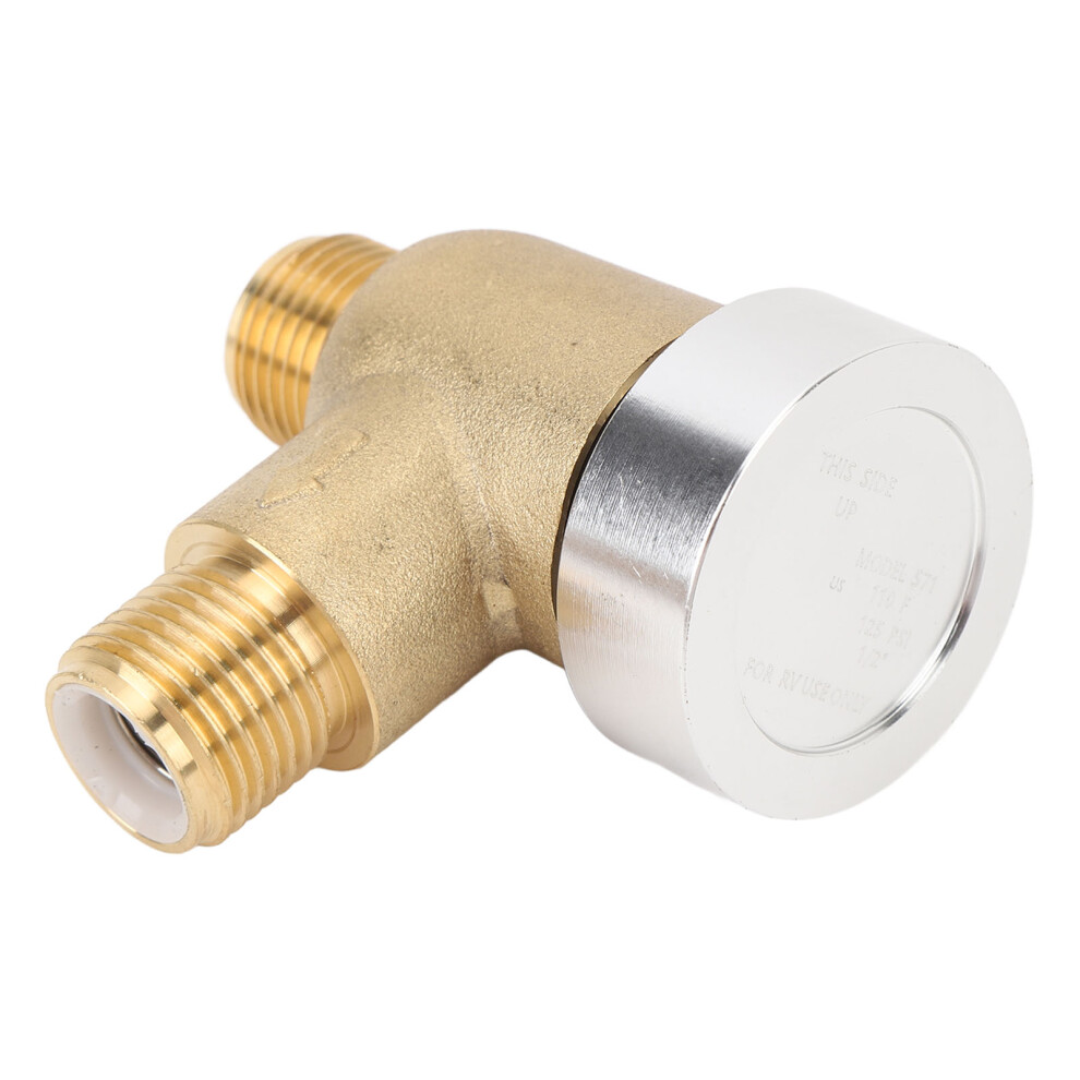 Rv Vacuum Breaker Check Valve 571 Vac Chk A Brass Rv Backflow Preventer For Leaking Vacuum Breaker On Tank System Black 6921296741672