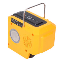 Cordless Li Ion Battery Speaker BT Wireless Outdoor Jobsite Camping Parties for DCB180 DCB200 DCB201 18V Battery Powered