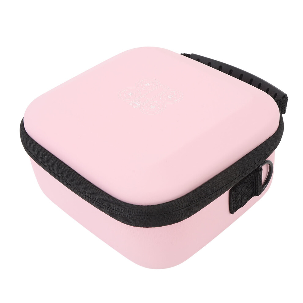 Drone Carrying Case Portable Pu Hard Shell Protective Drone Storage Bag For Travel Pink 5041296744075