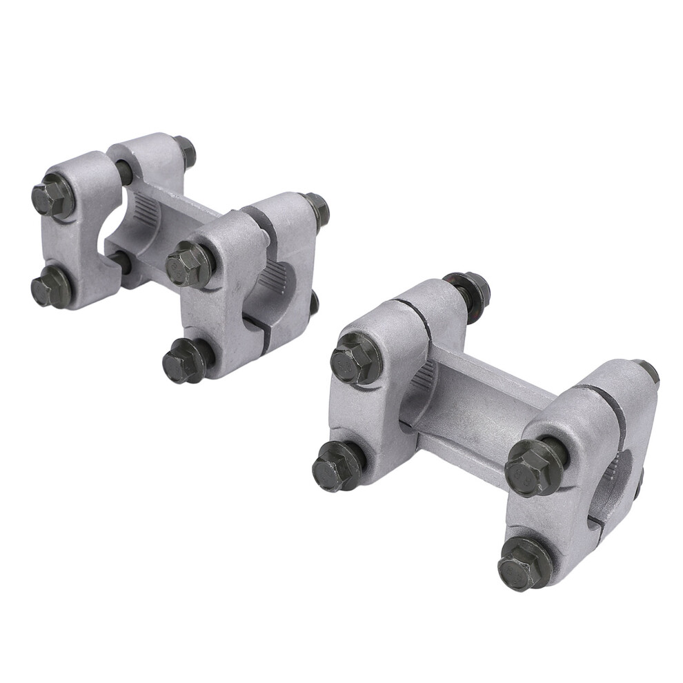 22Mm 7/8In Handlebar Risers Mount Clamp Aluminum Alloy Anodized Handle Bar Riser Mount Adapter For Atv Dirt Bike 5021296749157