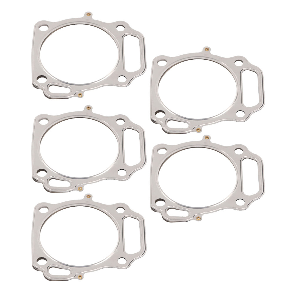 5Pcs Cylinder Head Gasket Stainless Steel Engine Cylinder Head Gasket Replacement For 192F Gasoline Engine Water Pump Generator 7611296751786