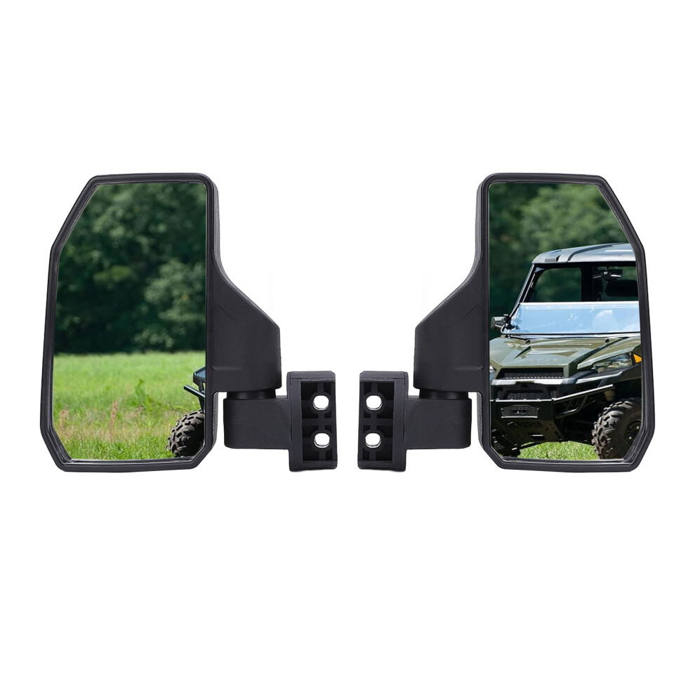 Utv Side Mirror Foldable Adjustable Clear Visibility Stable Structure Rear View Mirror Replacement For Polaris Rzr Xp Turbo Pro 900 8401296751140