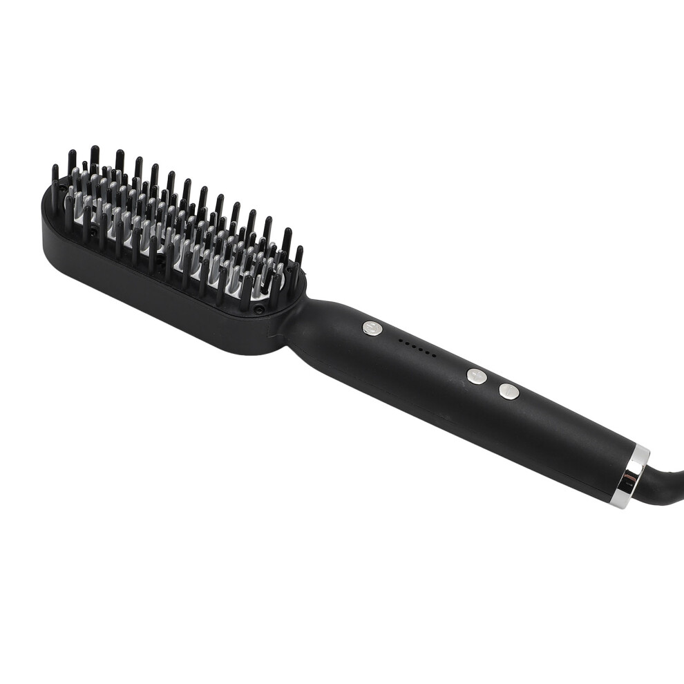 Hair Straightening Brush Heated Negative Ions Fast Heating Professional Hair Straightener Comb for Different Hair Types GB Plug 220-240V