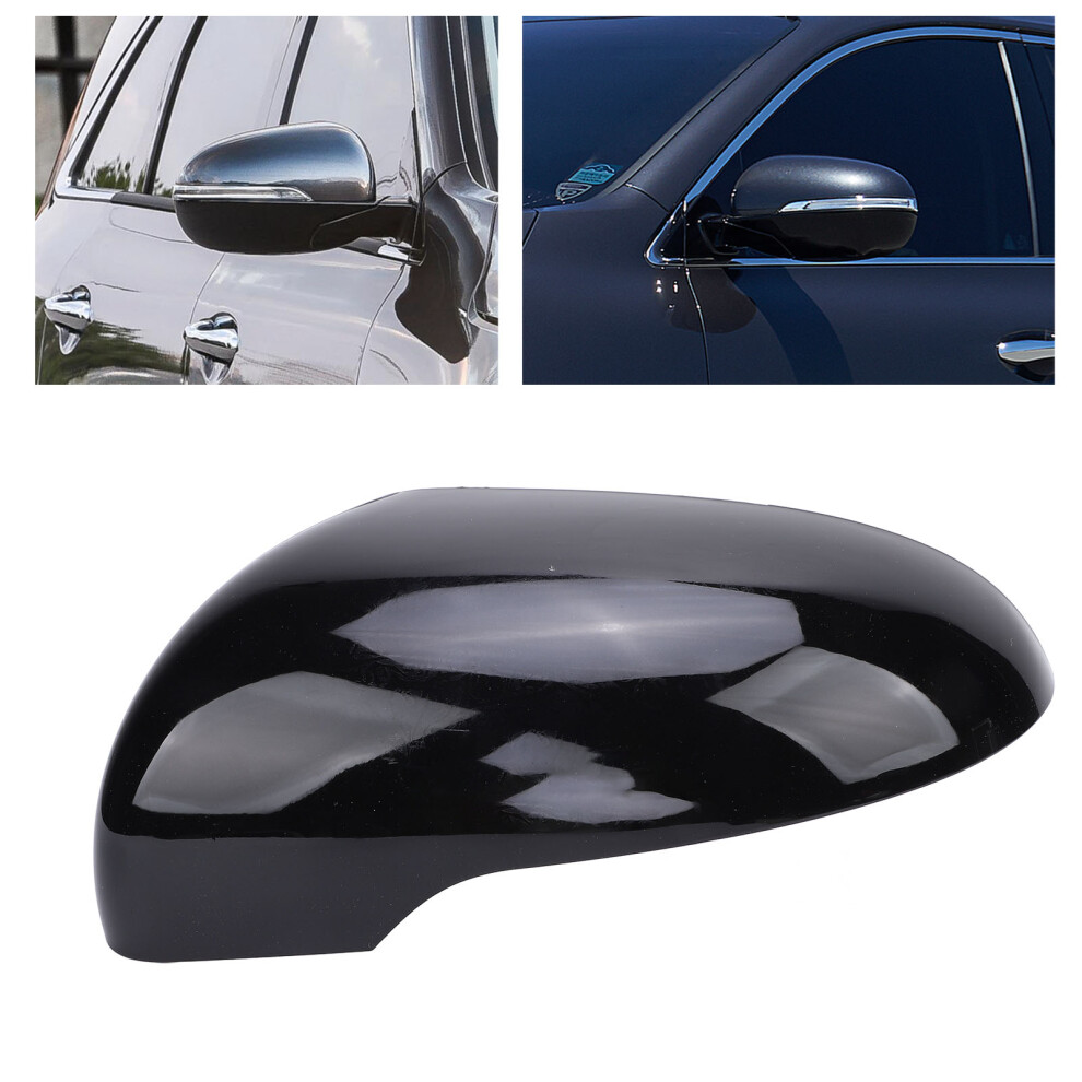 Rear View Mirror Cap Cover Protective Impact Resistant Anti Scratch Exterior Side Door Mirror Cap For Sorento 2015 To 2020 Left (8761 Black 8451296756874
