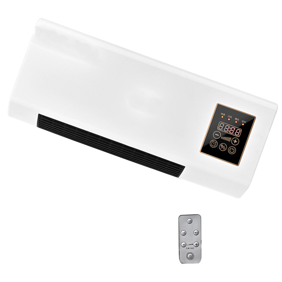 2 in 1 Air Conditioner 1800W Cool Warm Dual Use Wall Mounted Portable Air Conditioning with Remote Control for Bedroom