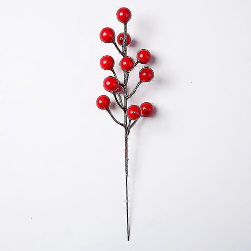 20pcs Bouquet Artificial Berry Branch Red Berry,artificial Red Berries